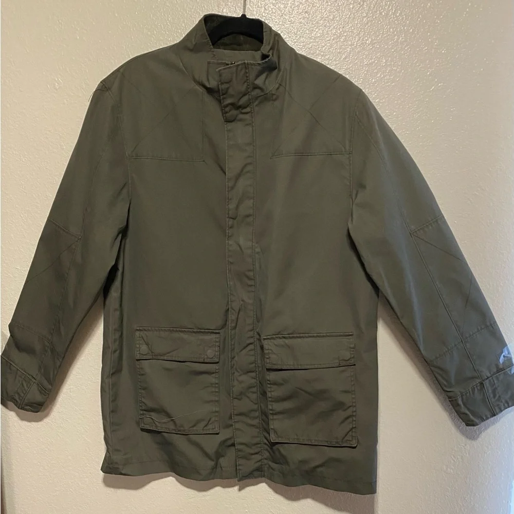 Men’s Cutter & Buck Hunter Green Full-Zip Coat | Lined Utility Jacket | Size L - Picture 2 of 6